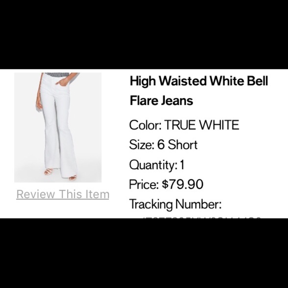 Express white jeans